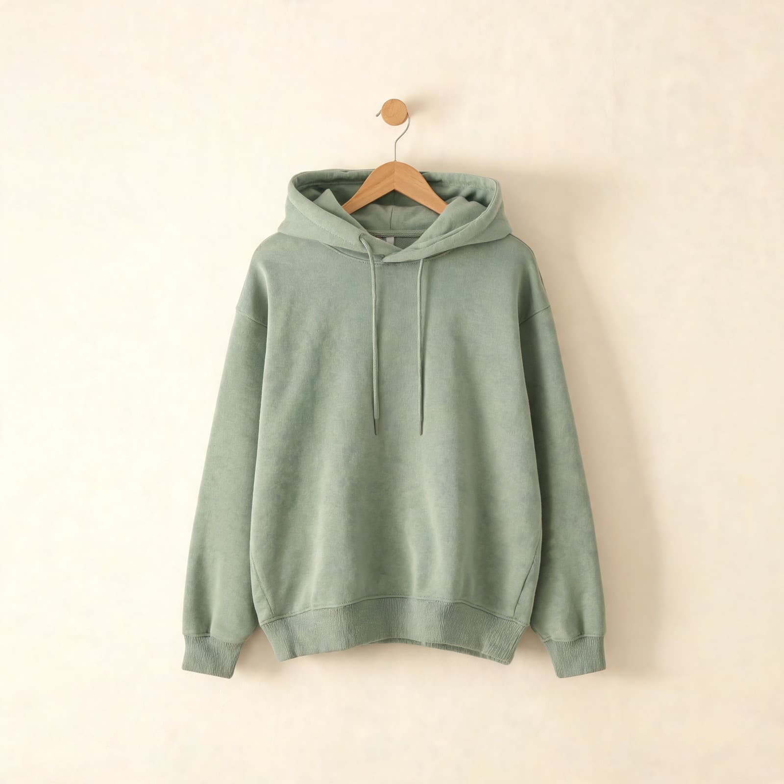 Buzo hoodie salvia